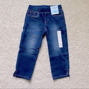 Toddler Girls' Capri Pull-On Waist Jeans
